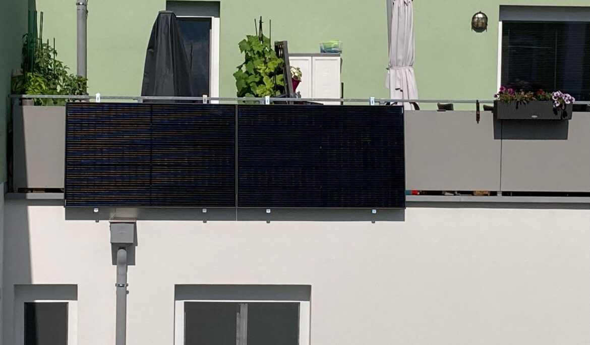Was bringt Photovoltaik auf dem Balkon
